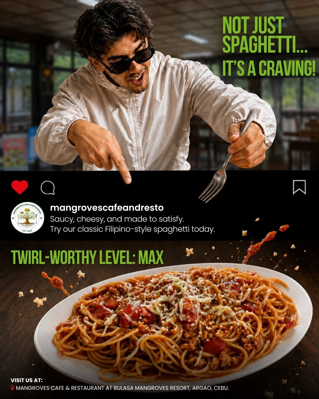 Mangroves Cafe food