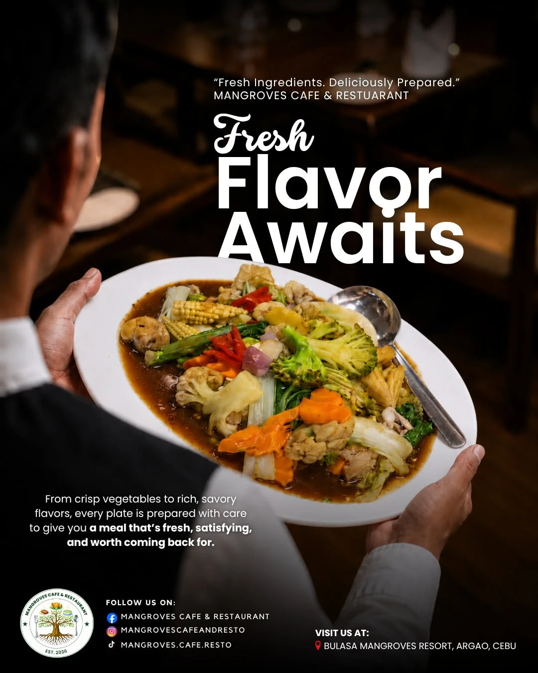 Mangroves Cafe food